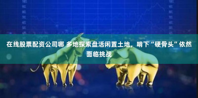 在线股票配资公司哪 多地探索盘活闲置土地，啃下“硬骨头”依然面临挑战